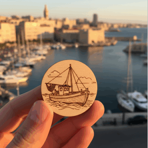 magnet rond personaliser