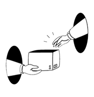 illustration envoie colis